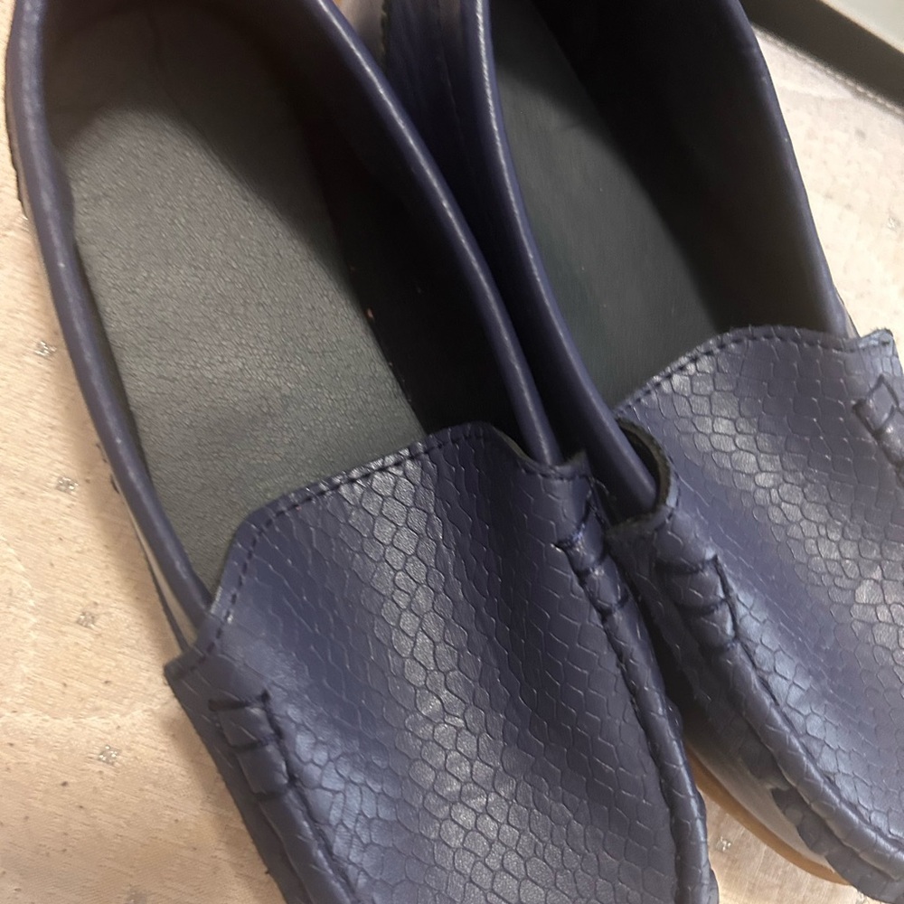 Kids Navy Dress Shoes